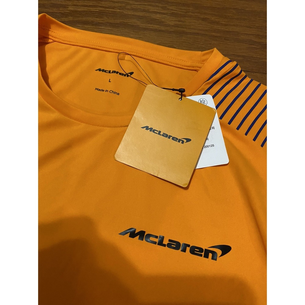 McLaren Formula 1 Official Team Orange Men T-Shirt Castore Papaya - Picture 5 of 8